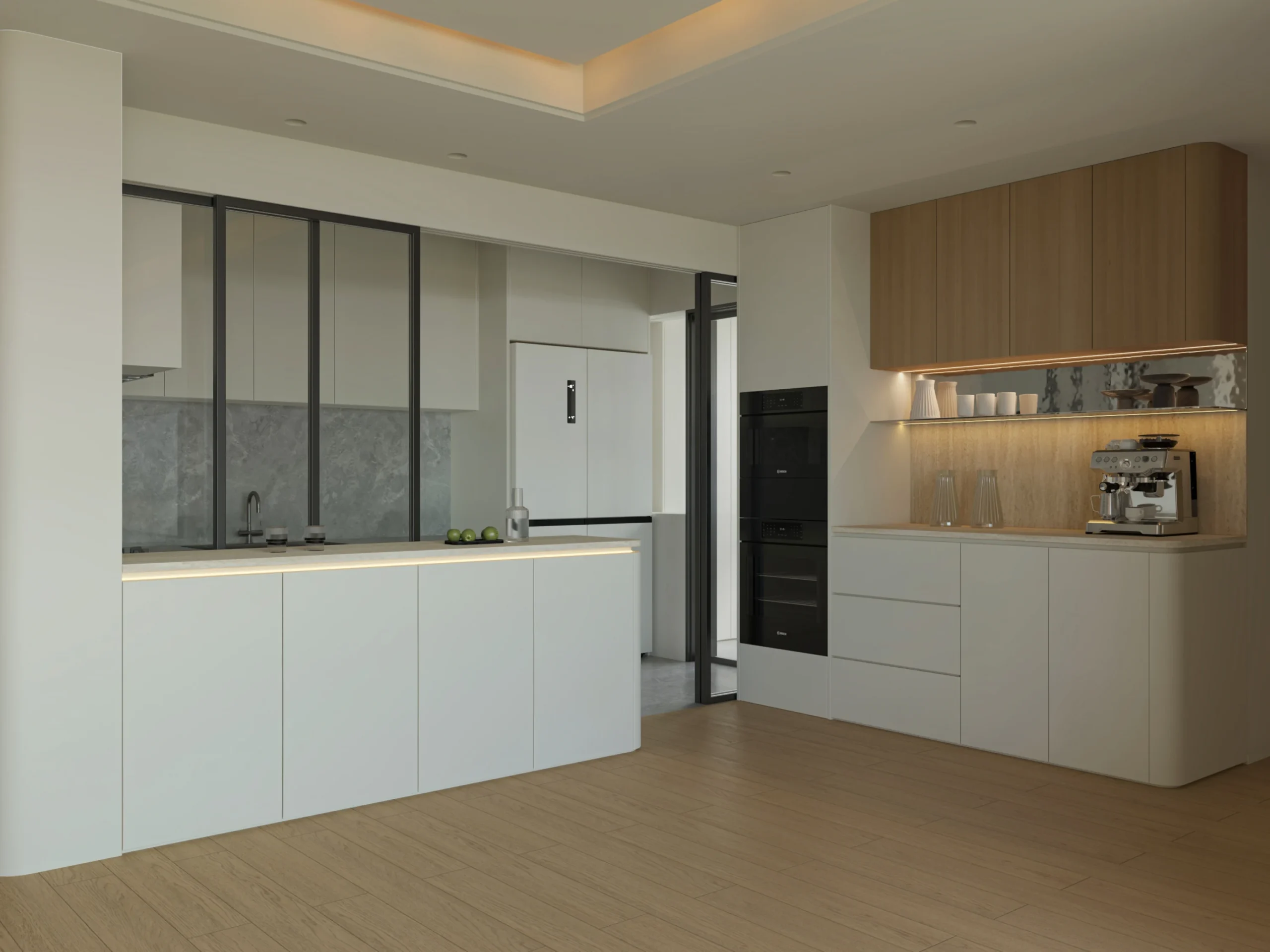 Modern Cream & Oak Whole-Home Interior Project gallery image 2