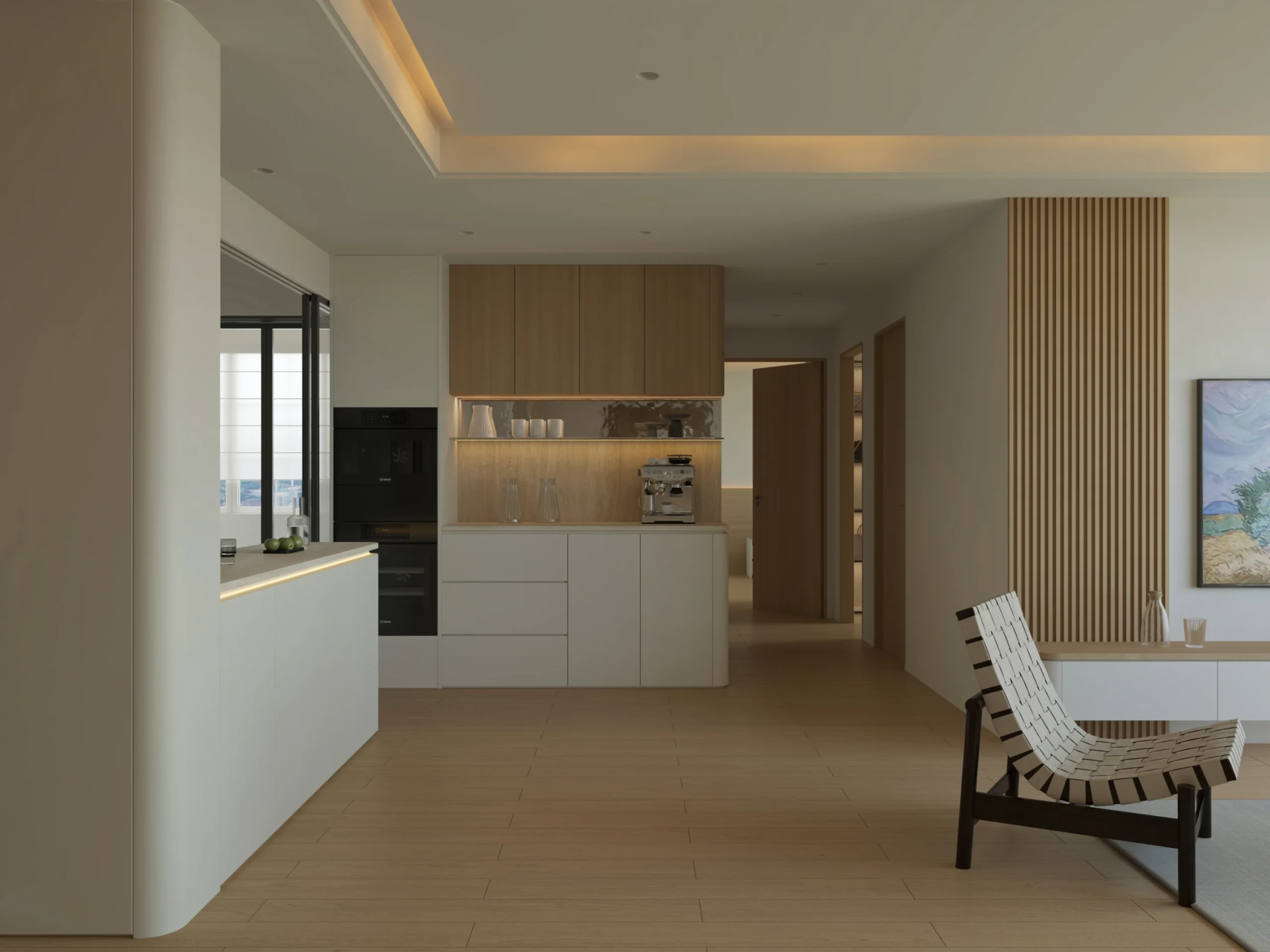 Modern Cream & Oak Whole-Home Interior Project gallery image 3