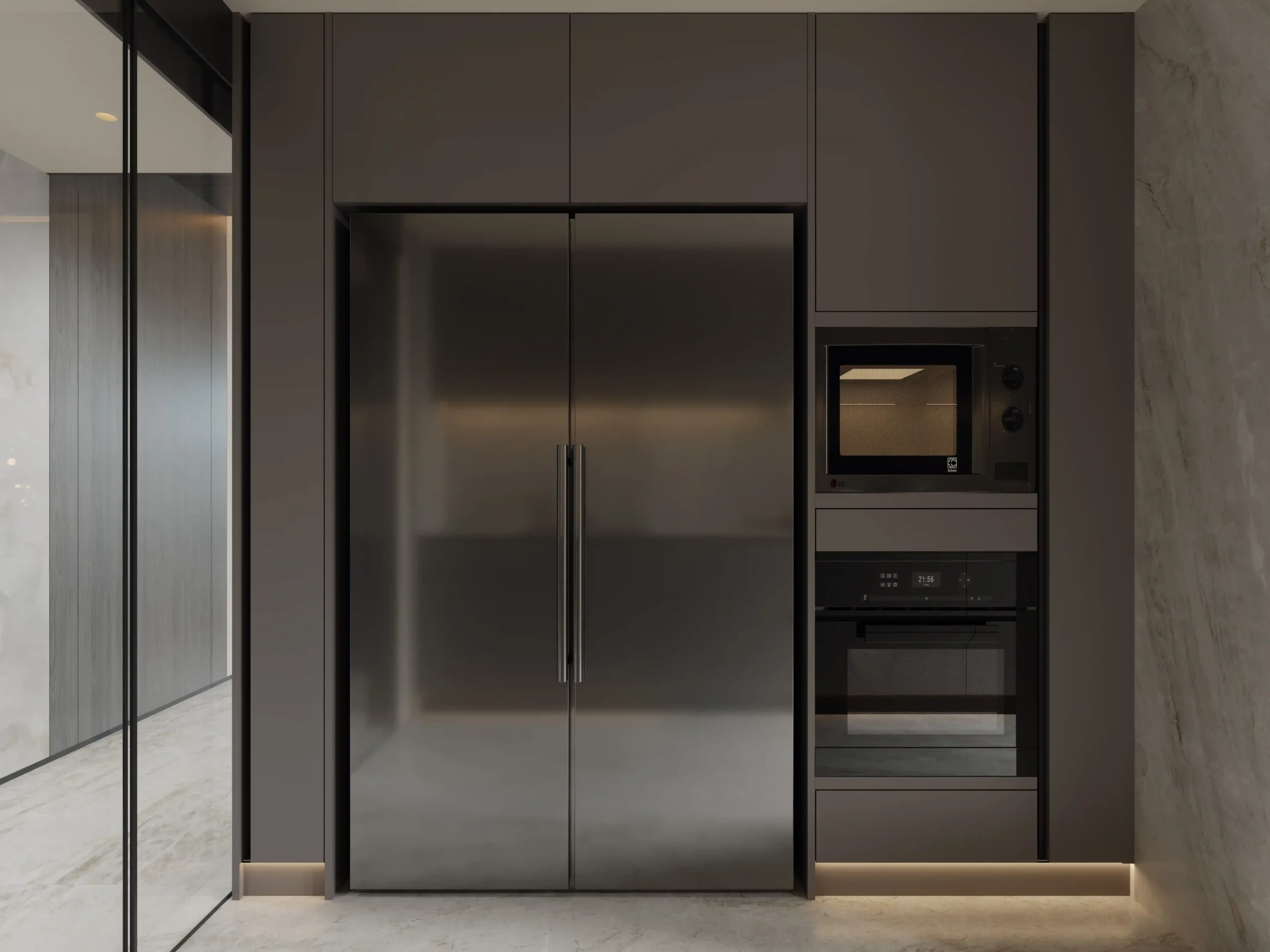 Modern Luxury Condo Interior Design Project gallery image 2