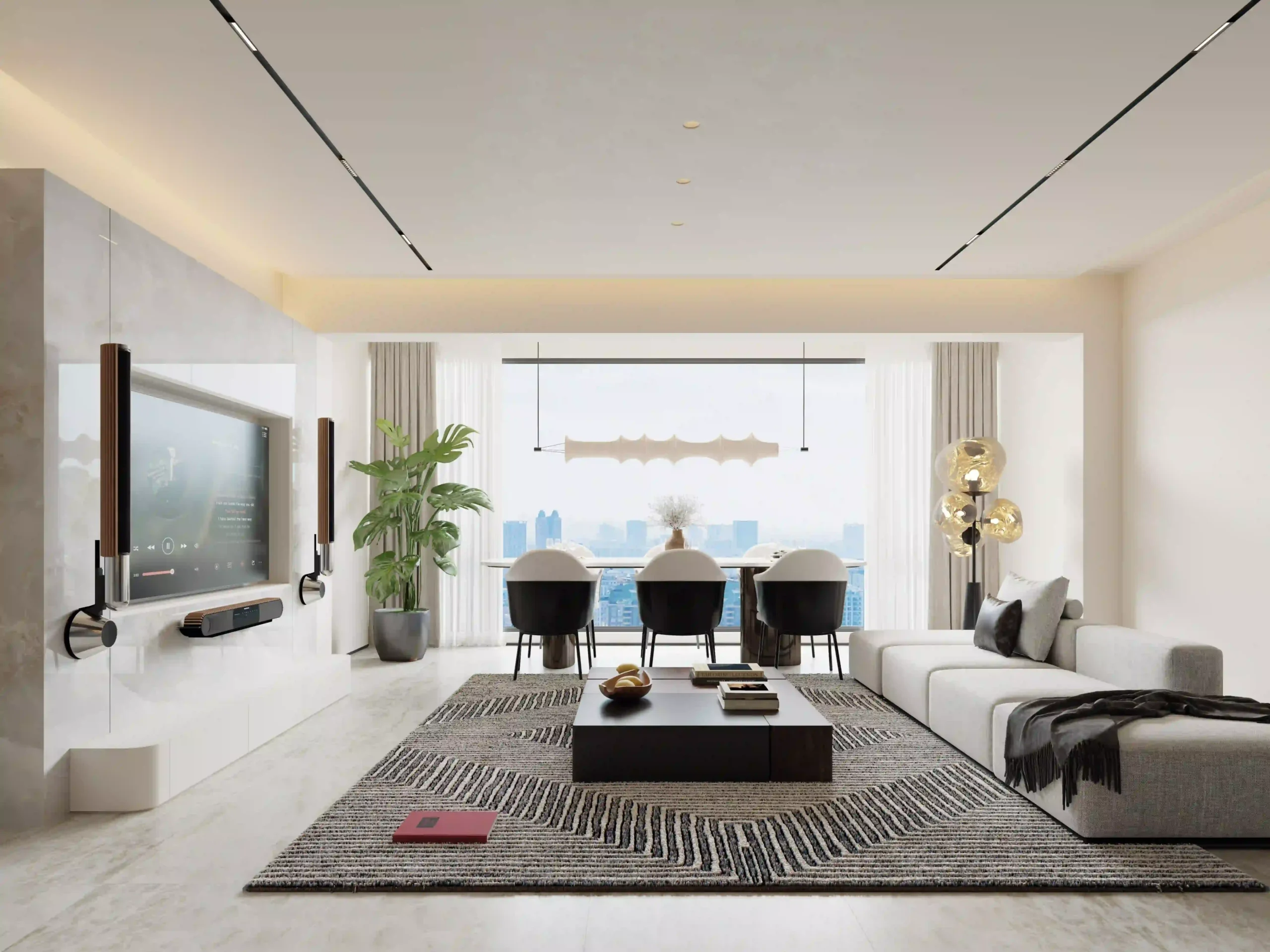Modern Luxury Condo Interior Design Project gallery image 1