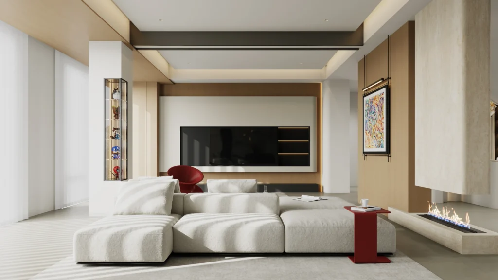 CUSTOM SHELVING DETAIL custom home office project by MRETTY Singapore
