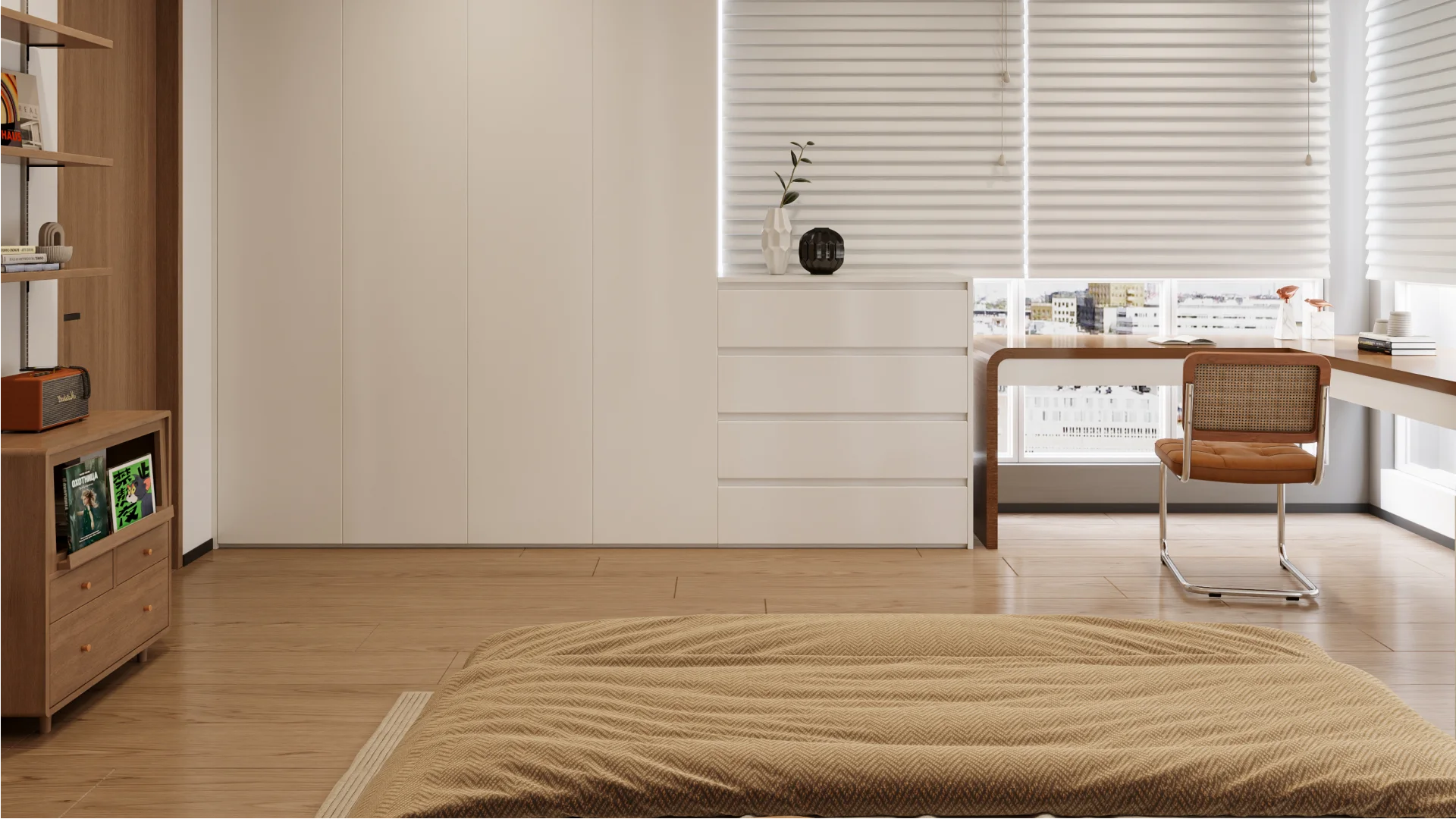 Modern Natural Wood Duplex Condo – Custom Cabinetry Project material detail