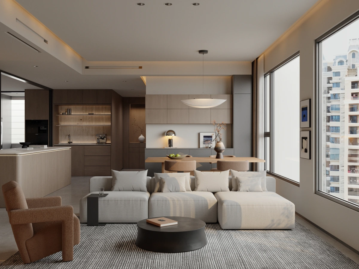 Living room cabinetry