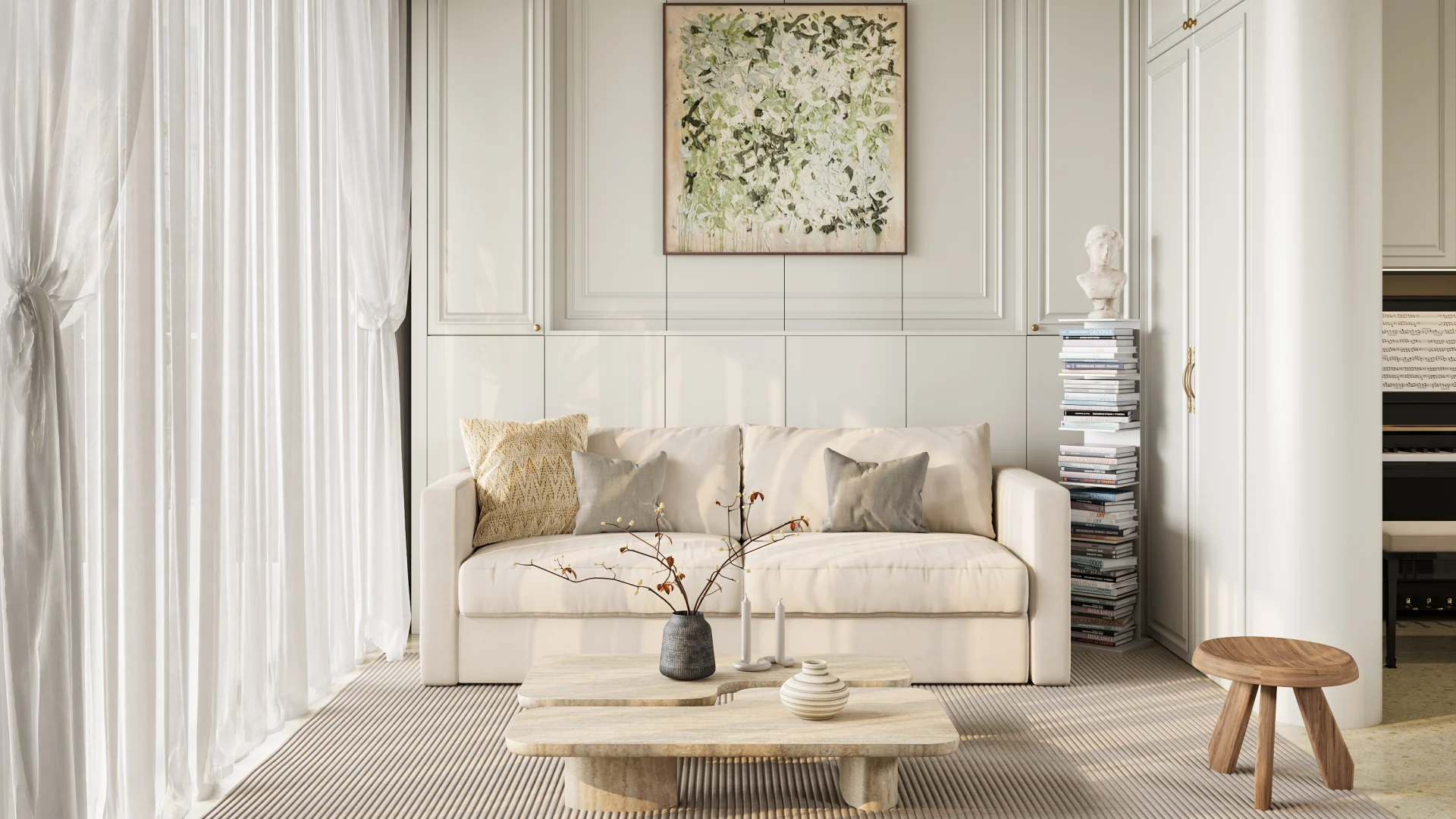 French Luxury Condo Whole-Home Custom Cabinetry｜Mretty